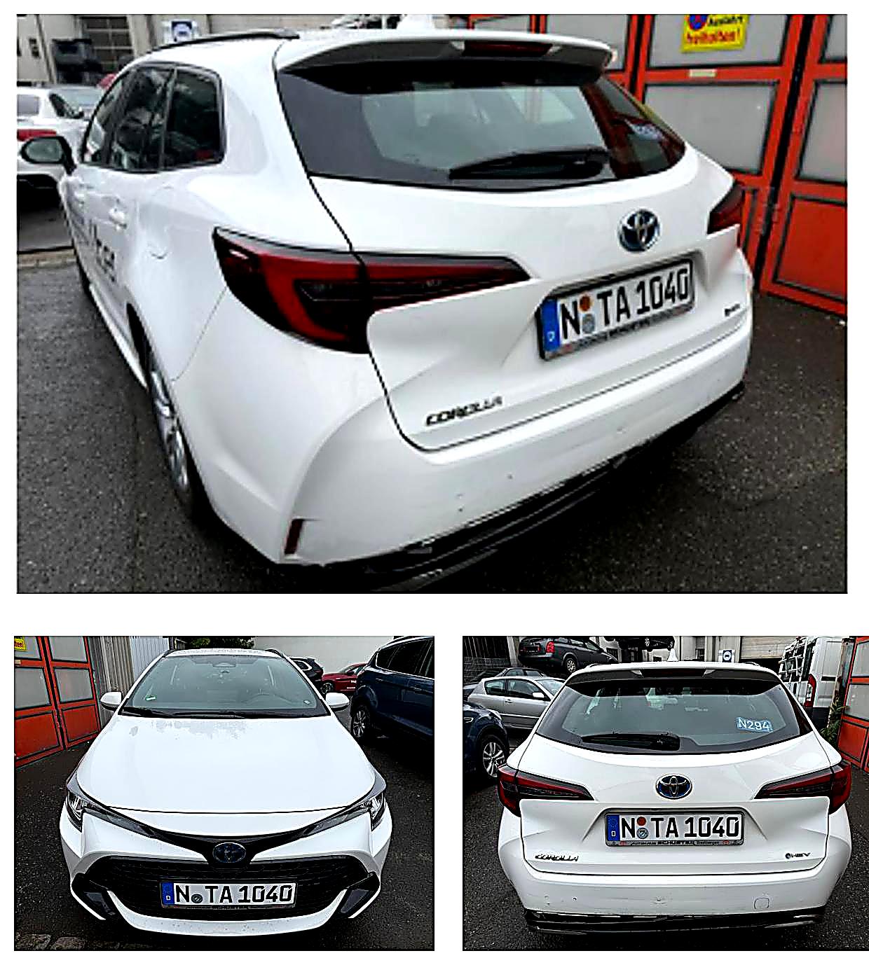 Toyota Corolla Heckschaden - Gutachten